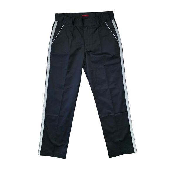 Tesla Chino Workwear Pants Men’s W36 L34 Black Straight Leg - Picture 1 of 6